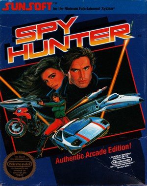 Spy Hunter NES front cover