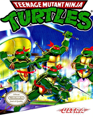 Teenage Mutant Ninja Turtles NES front cover