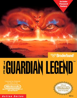 The Guardian Legend NES front cover