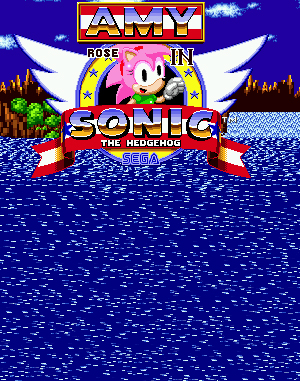 Amy Rose in Sonic the Hedgehog Genesis front cover