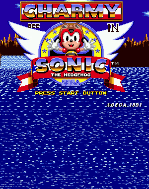 Charmy Bee in Sonic the Hedgehog Genesis front cover