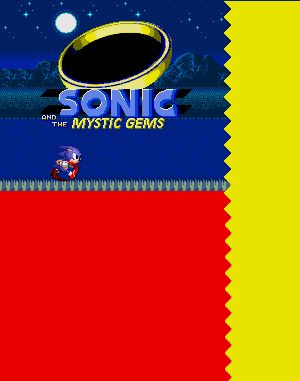 Sonic And The Mystic Gems Genesis game cover
