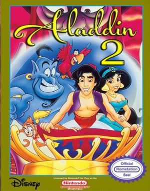 Aladdin II NES front cover